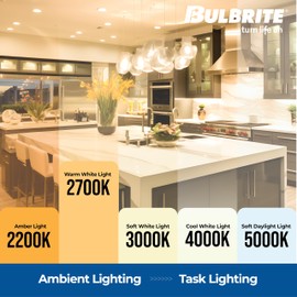 Bulbrite 774238, 9 Watt Omni Directional LED Light Bulb, Frost Finish, A19 60 Watt Equivalent, Premium Dimmable, 2700K E26 Base 120V