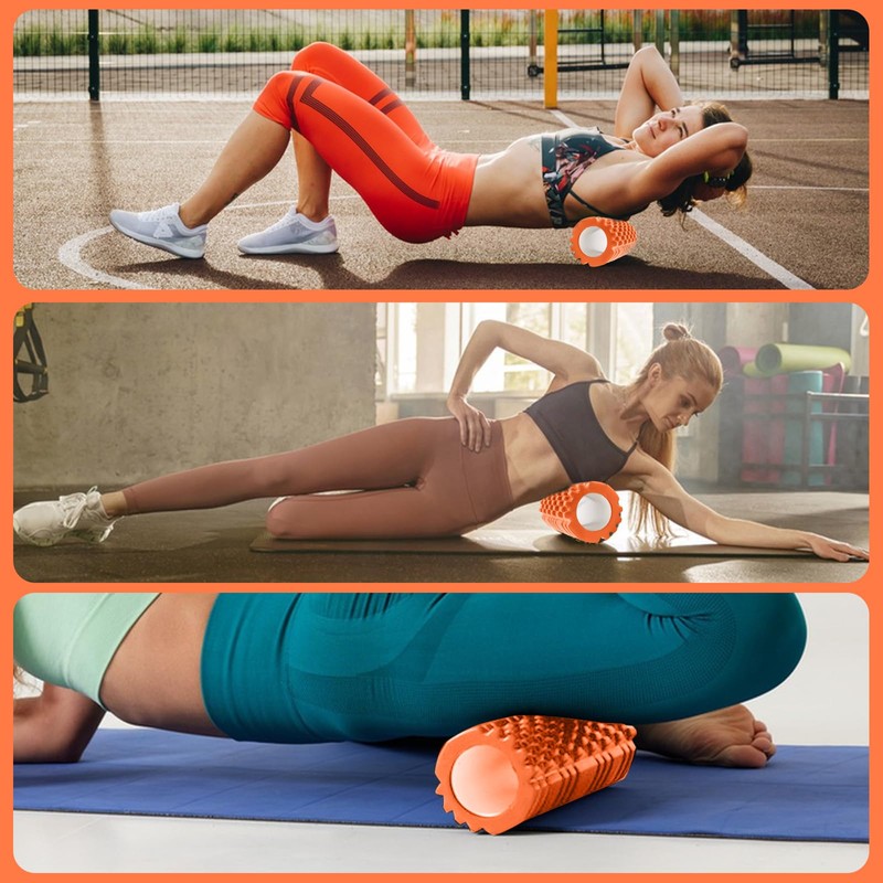 Fascia Roller with 3D Texture Massage, Foam Roller Massage, Massage