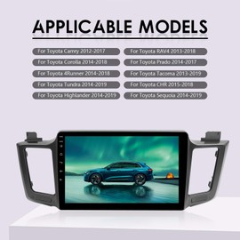 ViaBecs Car Radio Wiring Harness Kit for Toyota RAV4 Camry 4Runner Tundra Highlander Plug Play Cable with CANBUS Box, Stereo Wire Harness Support JBL Amplifier, Backup Camera or 360 Camera, SWC