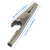iexcell 100 Pcs 2 Inches / 51 mm Steel Alligator