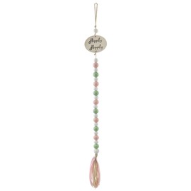 Boston International Easter Decoration Multicolor Pastel Wood Bead Garland, 28-Inch, Hippity Hoppity