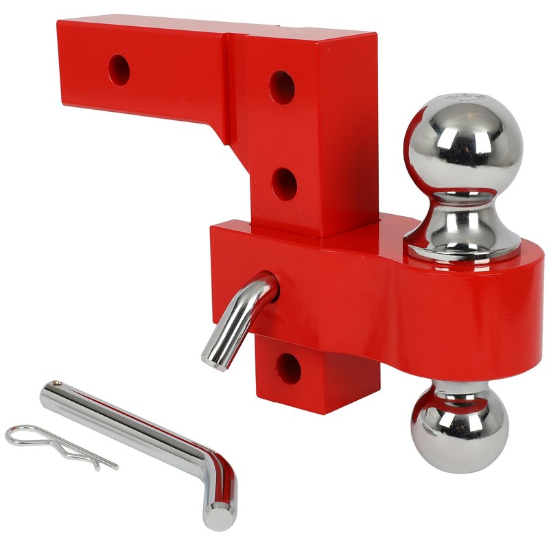 Abrillvt Dual Ball 6 Adjustable Trailer Towing Hitch 2 &