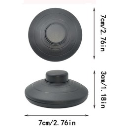 3PCS Round Floor Lamp Foot Switch,Inline Lamp Light On-Off Control Foot Switch for Floor Lamp LED Light