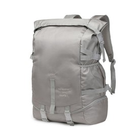 Kono Travel Backpack Hiking Rucksack with Bottom Compartment Large Capacity Sports Bag Fit 15.6 Inch Laptop Multifunctional Camping Outdoor Gym Bag (Grey)