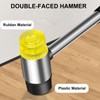 Aweisile Double Head Rubber Mallet Pack of 2 Rubber Mallet