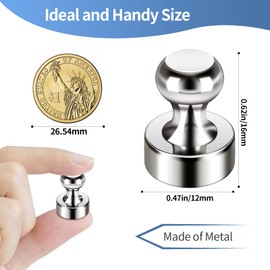 GOOZADA 36Pack Magnets for Whiteboard Refrigerator Magnets Fridge Magnets Small Magnets for Whiteboard Office Classroom Home Neodymium