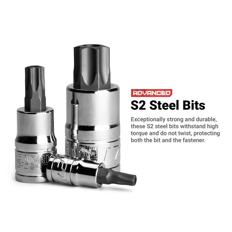 Capri Tools TP10 Star Plus Bit Socket, 1/4 in. Drive