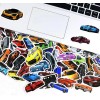 Unbranded 10Pcs Japan JDM Racing Car Stickers Car Decor PVC