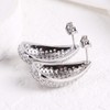 Guptue gold plated cubic zircon earrings eardrop ball stud fashion