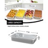 Takywep Takywep6 Pack Hotel Pans,4" Deep Full Size Steam Table