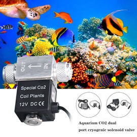 PAKASEPT CO2 Solenoid Valve System Aquarium Solenoid Valve DIY Automatic Switch Solenoid Valve 12V DC Voltage AC 220V