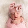 DRESHOW BQUBO Newborn Baby Girls Hats Mittens Set Hospital Hat