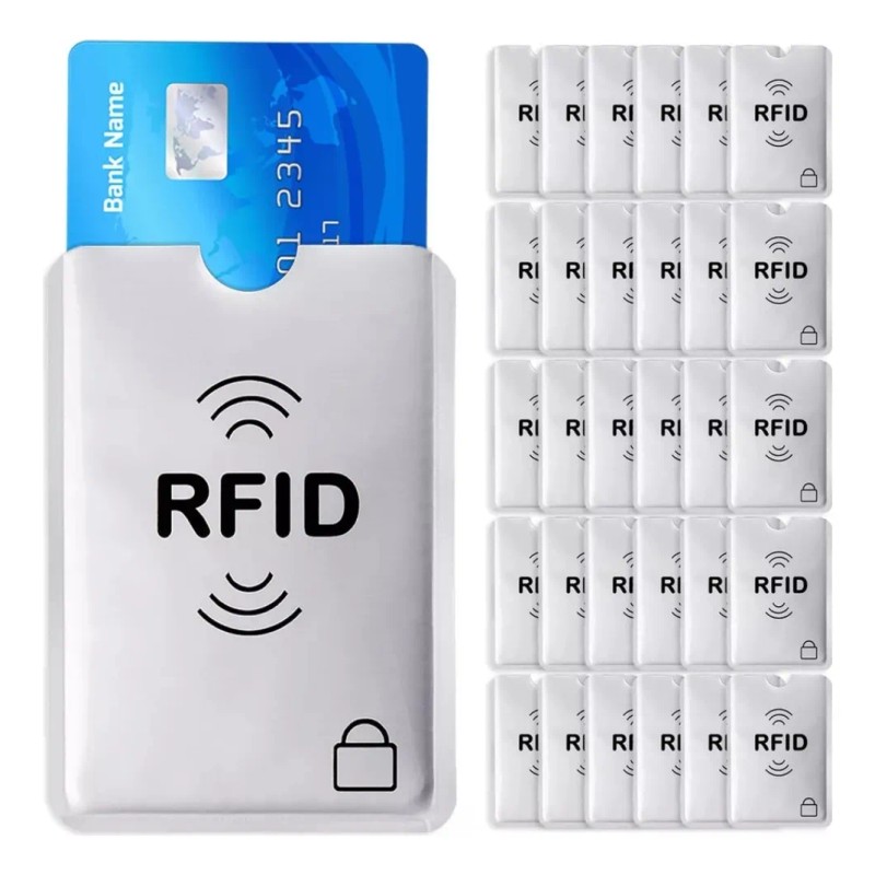 Rx Sroje Protector Para Tarjetas De Crédito, 30 Fundas De