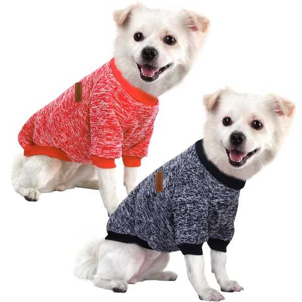 HuaLiSiJi Hundepullover Kleine Hunde Chihuahua Pullover Hunde Hoodie Hunde Strickpullover,