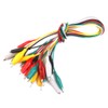 10 PCS/Set 14 Inch Double-ended Crocodile Clips Cable Alligator Clips