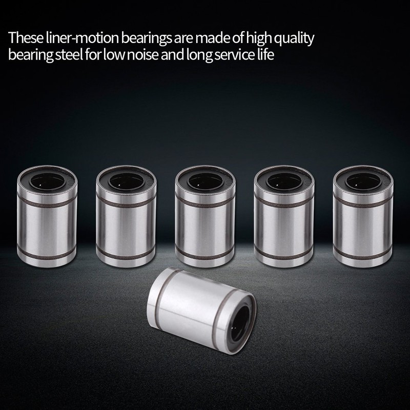Plain Bearings, 10pcs LM12UU 12mm Linear Motion Ball Bearing Bushing