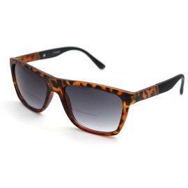 ColorViper Sports Double Injection Readers Flexie Reading Glasses size and color very (z6 matte black / matte tortoise w/ sun Bifocal, 1.00)