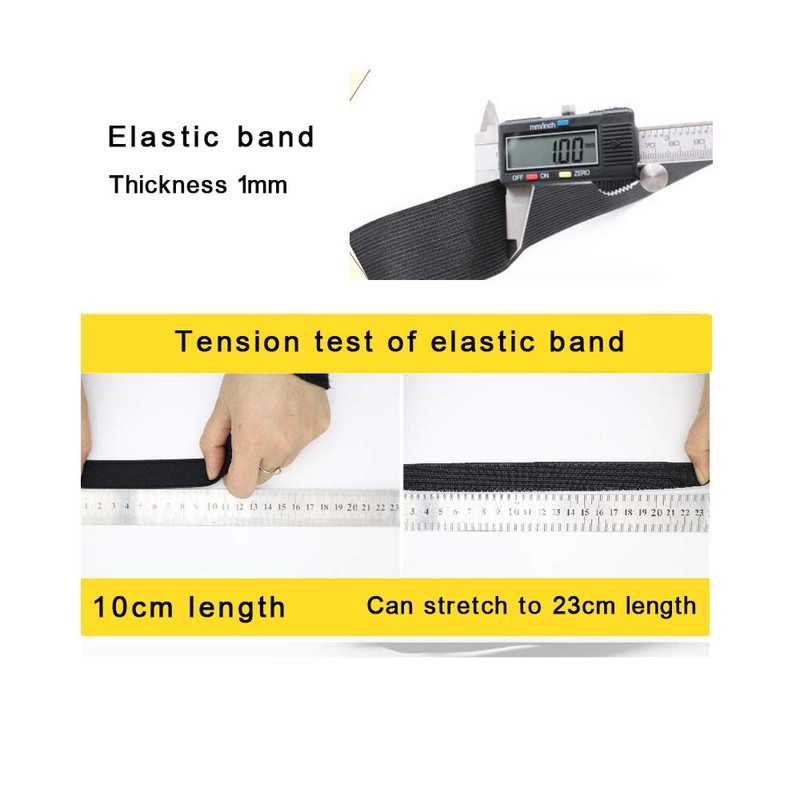 Elastic Bands for Sewing, 1 Inch Wide Elastic Fabric Band