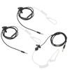3sets Noise Reduction Headphone AntiRadiation Wire Control Earphone with Mic