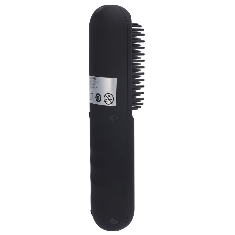 Heated Hair Straightening Brush Negative Ions 30s Fast Heating Rechargeable