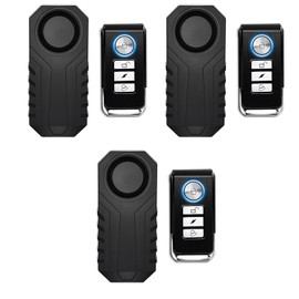 NineLeaf Vehicle Anti-Theft Alarm,Bike Motion Alarm,Bike Motion Sensor Alarm,IP65 Waterproof,7 Levels of Sensitivity,113db Super Loud,Suitable for Bicycles, Motorcycles, Electric Bikes, 3PK