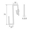 WAKI Anti-Slip Z-Shaped Hook, 0.6 - 0.7 inches (15 -