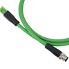 M12 to RJ45 Patch Cord 4Pin Networking Cable for Industrial