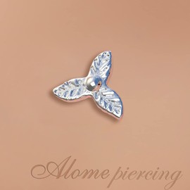 Zierliche Blume Nasenstecker Kleine Nasenpiercings | 925 Sterling Silber L Form Blume Nasenpiercing 22G | Nasenschmuck für Frauen Handgefertigte Ohrstecker(Flower)