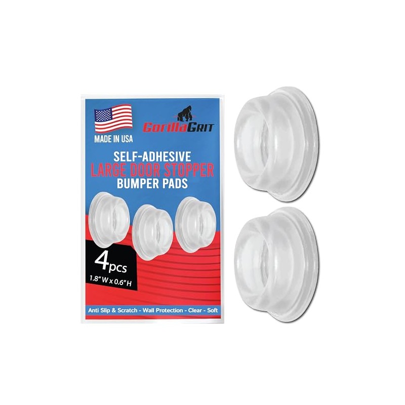 Protector de pared para tope de puerta (paquete de 4)