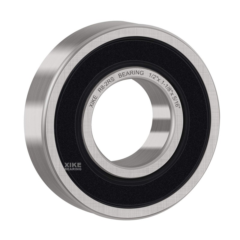 XiKe 4 Pcs R8-2RS Double Rubber Seal Bearings 1/2" x