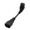 Toptekits C14 to Angled C13 Power Cords - 2ft/60cm, Down