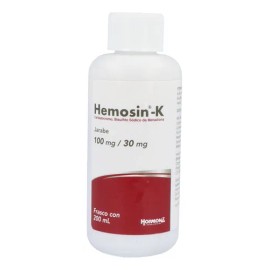 Hemosin K Jarabe 100 Mg / 30 Mg Frasco Con 200 Ml