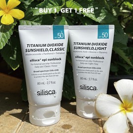 Silisca Siliska EPi Sunblock Sun Cream Light 80ml + Classic 80ml 1+1 Set / 실리스카 이피아이 선블락 선크림 라이트 80ml+클래식 80ml 1+1 세트