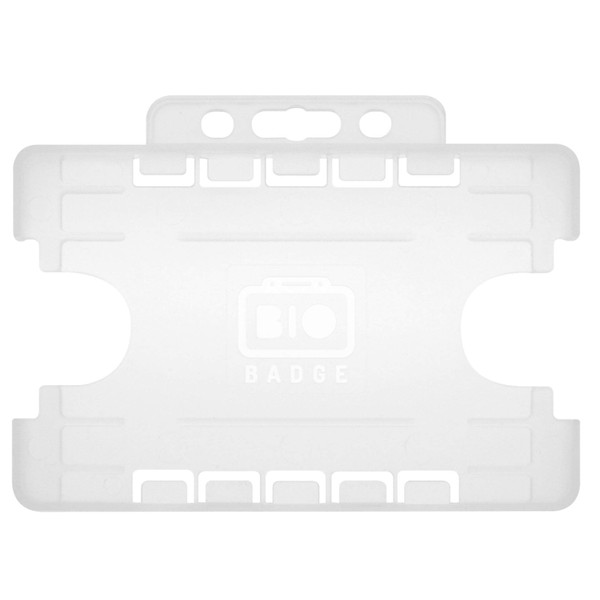 Badge Pass Work ID Card Holder Double Sided for Two