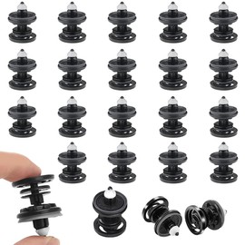RHQFDM Pack of 25 Door Panel Clips, Car Trim Clips, Mounting Clip, Durable Plastic Bumper Mounting Clips, Car Mounting Clips, Door Trim Mounting Clips