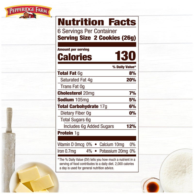 Pepperidge Farm Dublin Shortbread Cookies, 5.5 Oz Bag