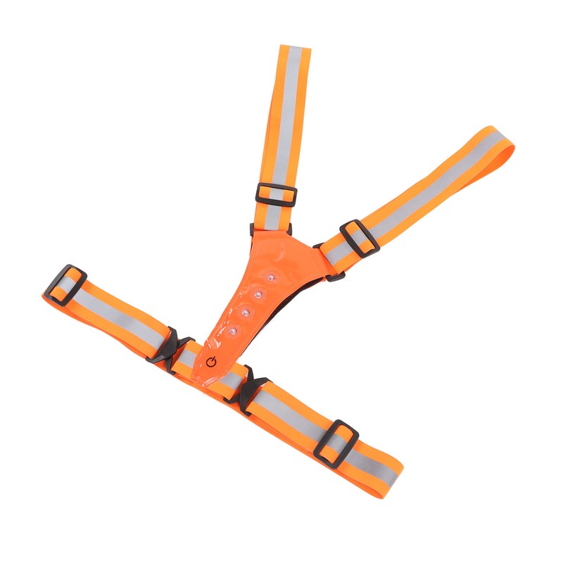 LED Reflective Vest Running Gear Band 3 Lighting Mode 360°