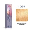 Wella Professionals Illumina Permanent Hair Color-10/34 Lightest Blonde Gold Red