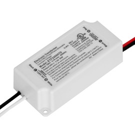 60W Dimmable LED Driver 24V, 120V AC to 24V DC Transformer, Electric Power Supply Adapter, 60W LED Dimming Driver, Electric Power Supply Compatible with lutron, leviton Dimmers