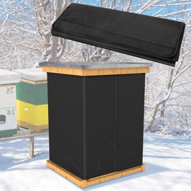 Warmfarm Winter Bee Hive Insulation Cover - Fits 8/10 Frame Beehives, 600D Oxford Weatherproof Beekeeping Supplies 75.6" x 23.67" (8/10 Frame 1 Pcs)