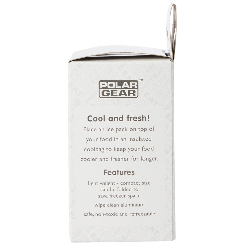 Polar Gear ice Pack, Silver and Blue, 10cmx10cm