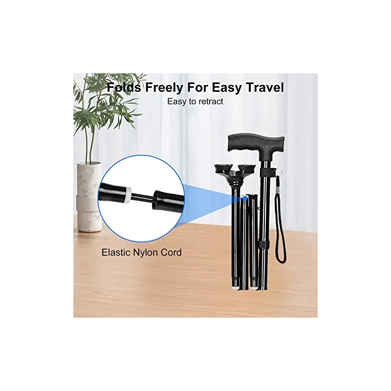 supregear Walking Cane for Men and Women - Foldable, Adjustable,