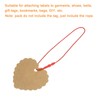 MECCANIXITY Cotton Hang Tag String Snap Lock Pins Loop Price