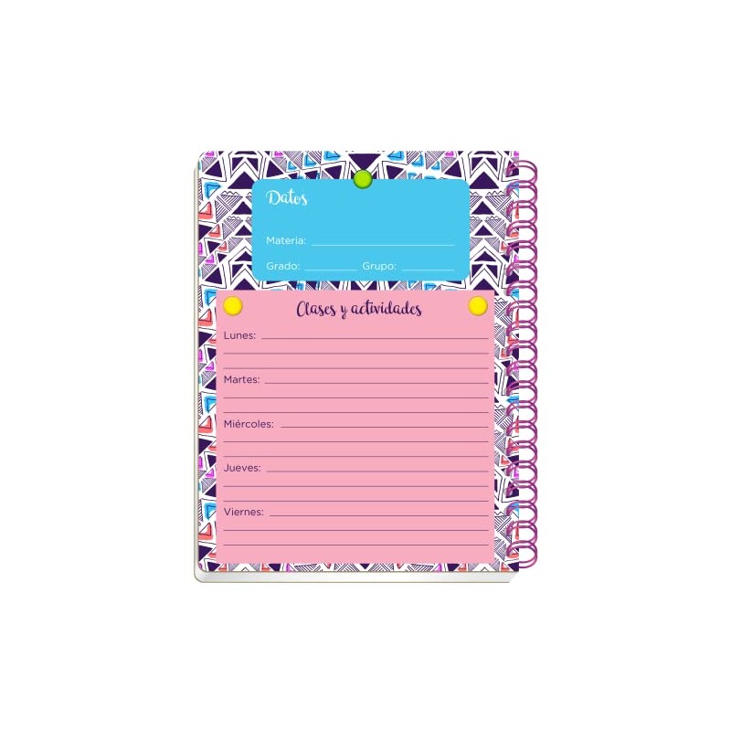 Scribe, INCOLORS, Cuaderno Profesional Espiral Doble de Pasta Semi Rígida,