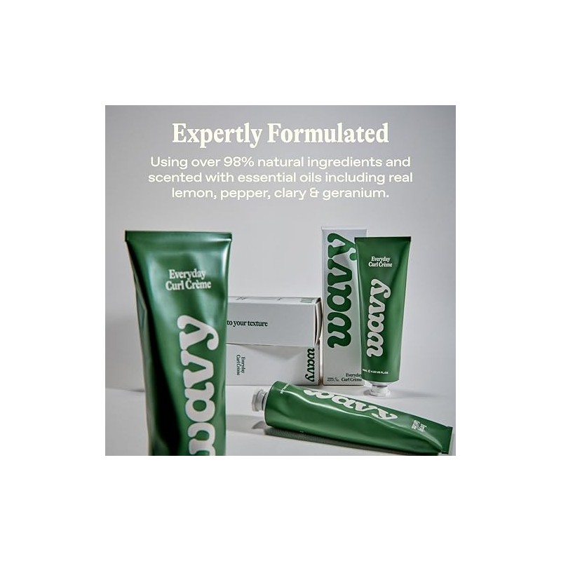 Wavy Everyday Curl Cream 125ml for Men – Lightweight Curl