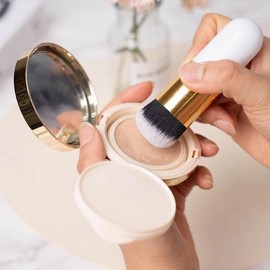 [Lungs_62] Powder Brush Shading Brush (46430834) - White Silver/FREE / [룽스_62]파우더 브러쉬 브러시 쉐딩 브러시 (46430834) - 화이트실버／FREE