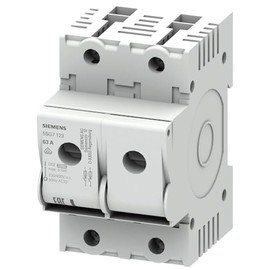 Siemens 5SG7123 MINIZED, switch disconnector with fuse, D02, 2-pole, In: 63 A, Un AC: 400 V, White