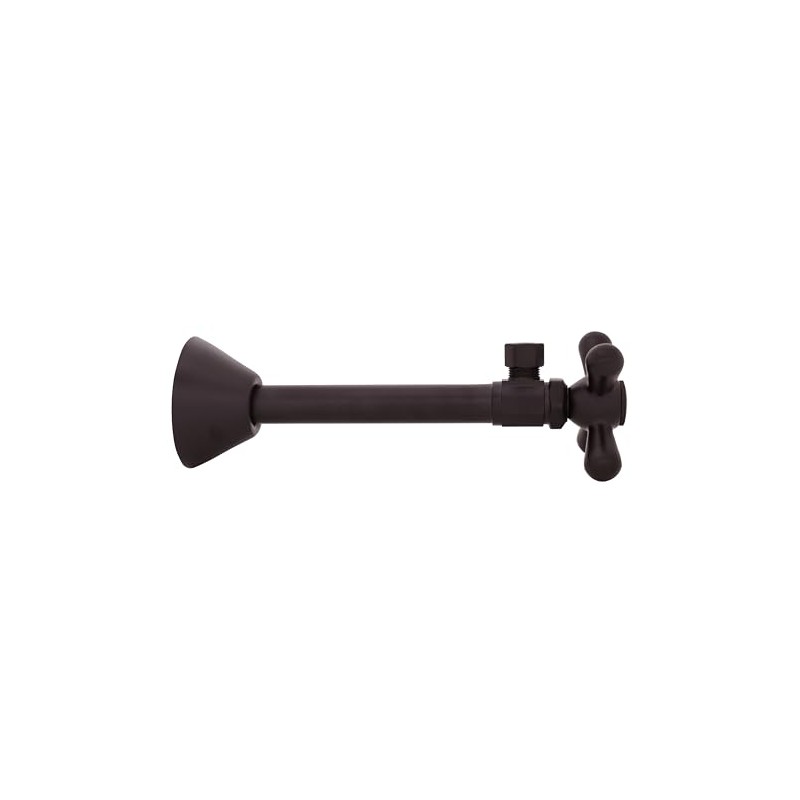 Westbrass D1112X-12 Cross Handle Angle Stop Shut Off Valve 1/2"
