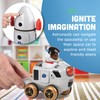 CP Toys Space Mission Rocket Ship Toy, Includes Astronaut Figurines,