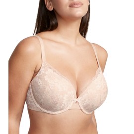 Victoria's Secret Perfect Shape Push Up Bra, Full Coverage, Lace, Padded, Bras for Women, Body by Victoria Collection, Champagne (38B)